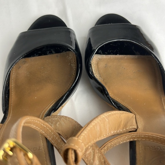 Tory Burch Ashton patent leather cork wedge 
Size: 6 1/2 - Picture 7 of 11